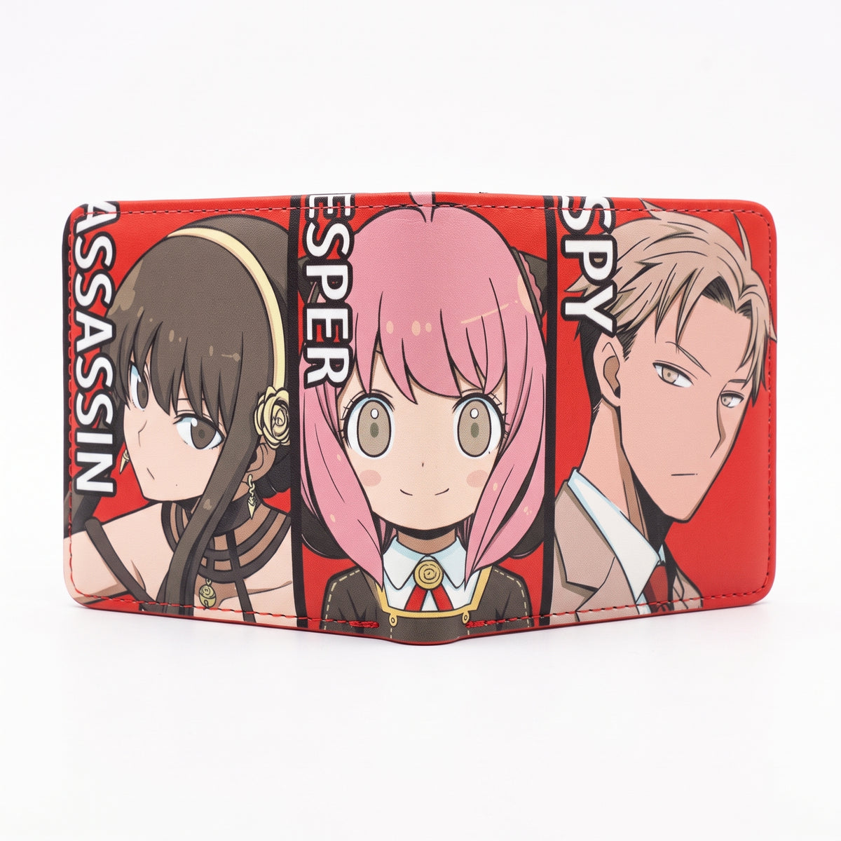 Billetera Spy x Family Tríptico Forger (Spy, Esper, Assassin)