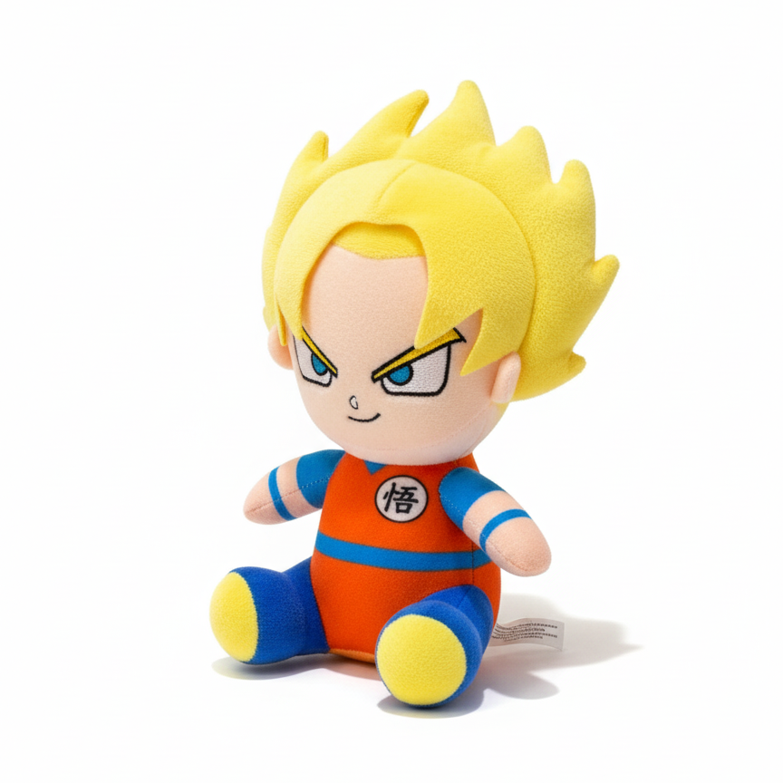 Peluche Goku Super Saiyajin de Dragon Ball
