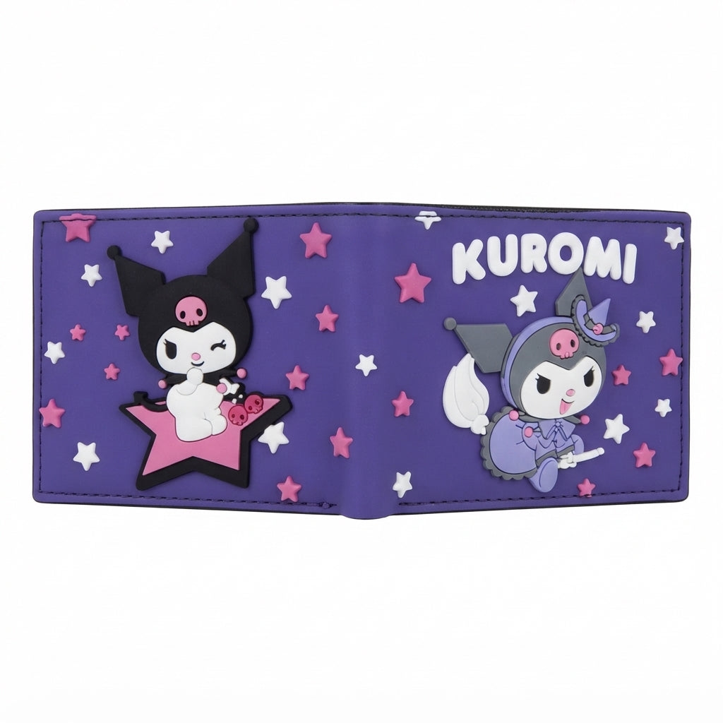 Billetera Kuromi - Estilo Kawaii y Travieso