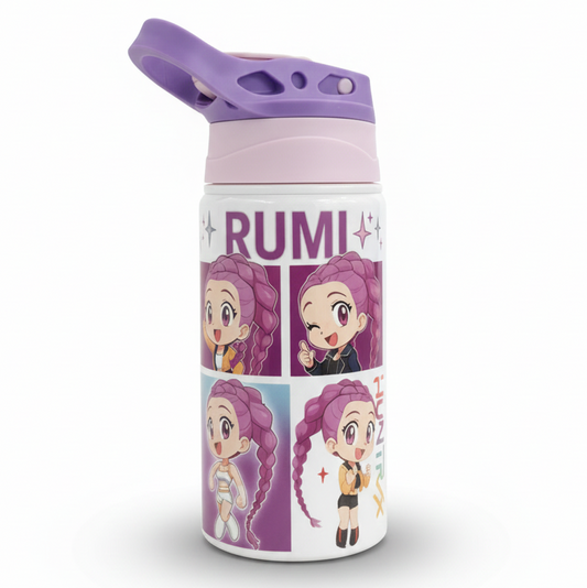 Botella de Agua de Rumi de Las Guerreras del Kpop