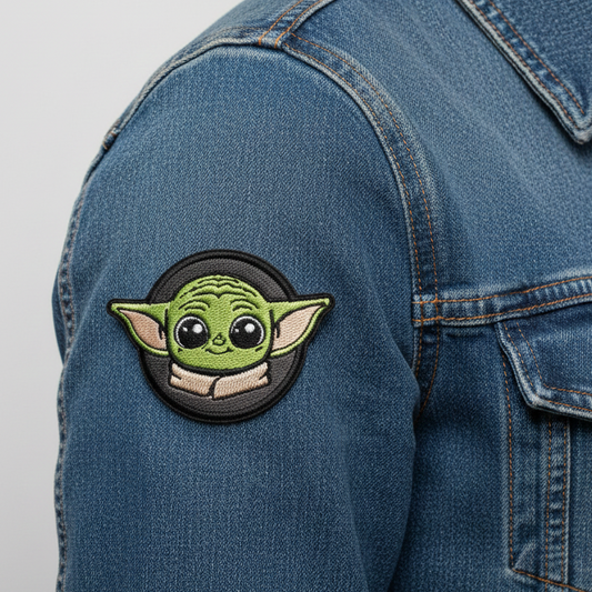 Parche bordado de Grogu de Star Wars