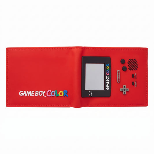 Billetera Game Boy Color Rojo – ¡Lleva la nostalgia en tu bolsillo!