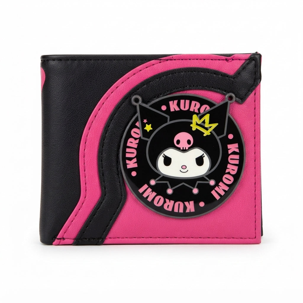 Billetera Plegable Kuromi y My Melody Sanrio