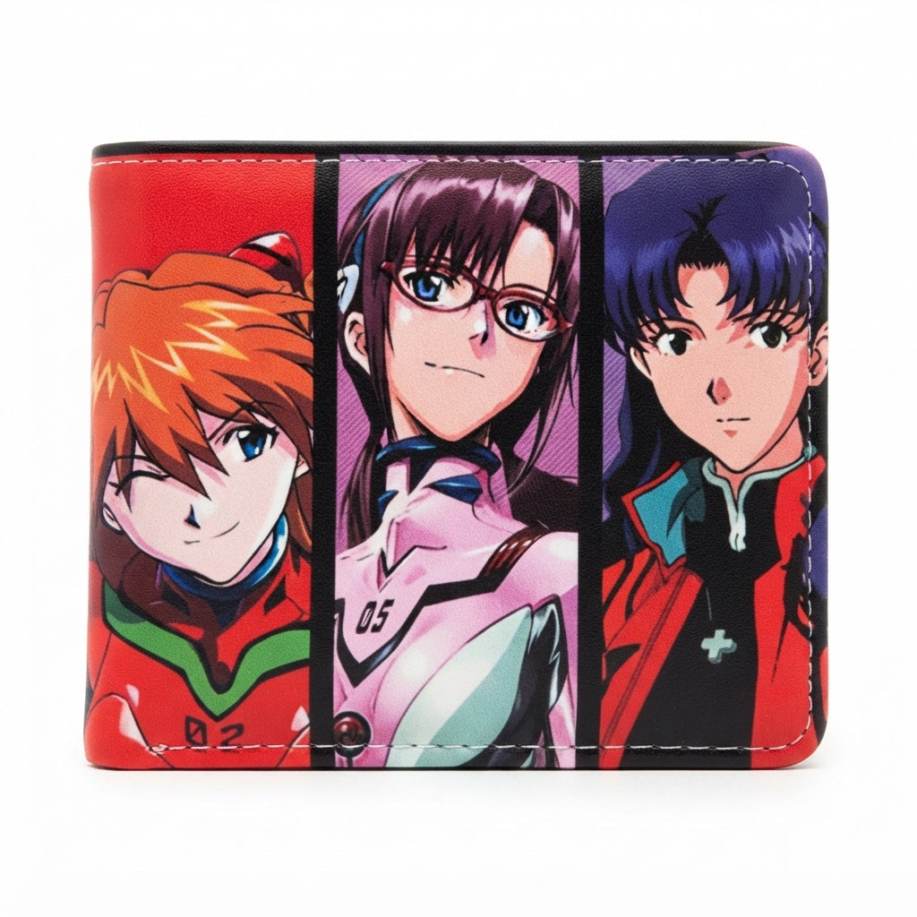Billetera Evangelion - Lleva a Tus Pilotos Favoritos Siempre Contigo