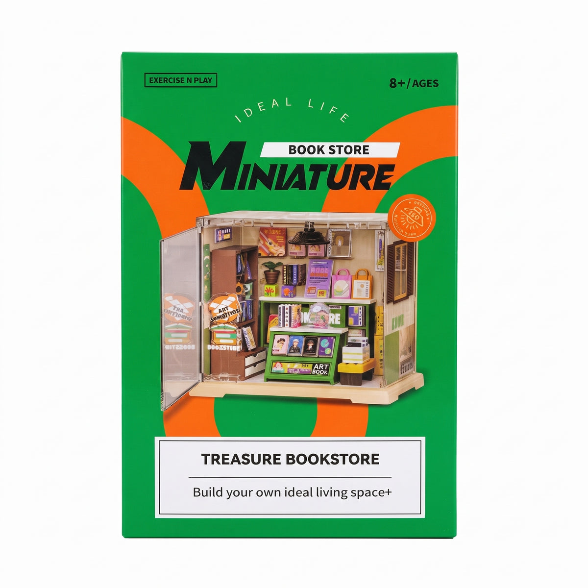 Set de Miniatura Treasure Bookstore Diorama con Luz LED