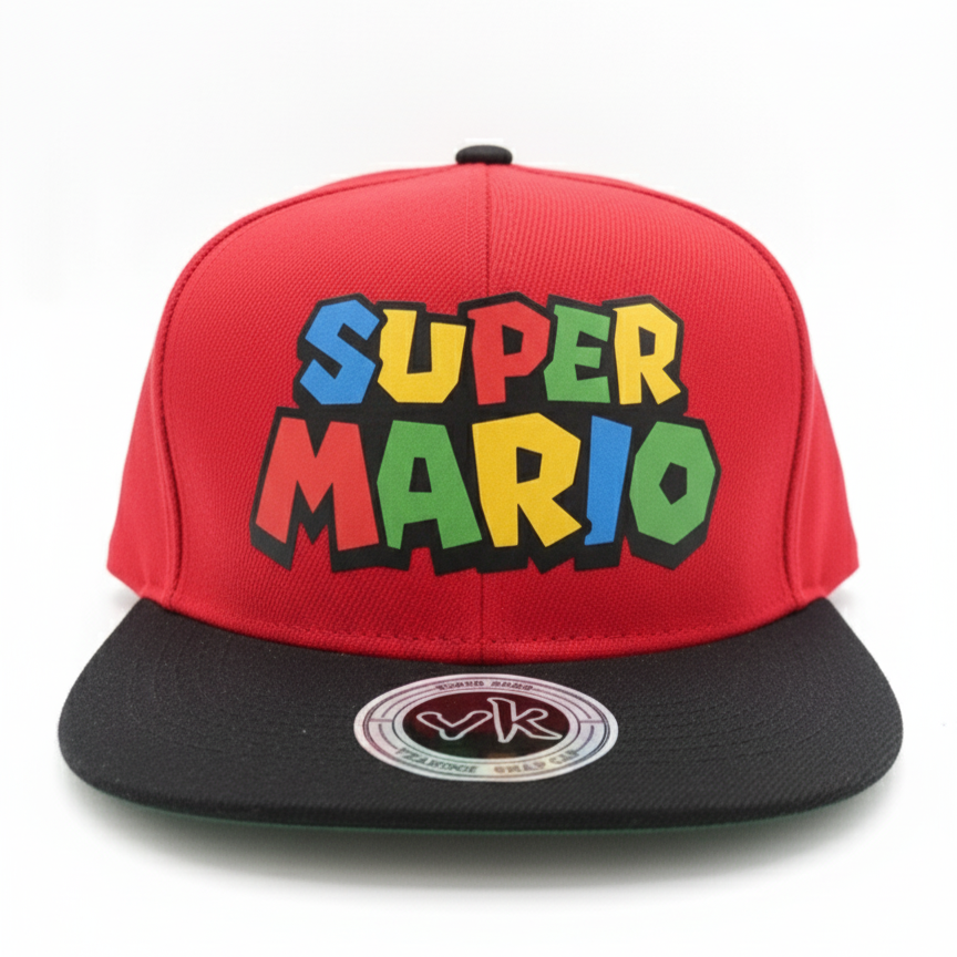 Gorro con logo Super Mario