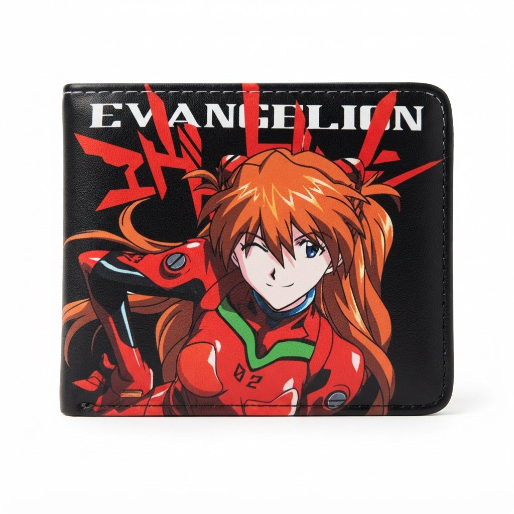 Billetera Plegable Asuka Langley Neon Genesis Evangelion