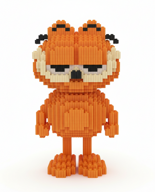 Figura pixel armable de Garfield