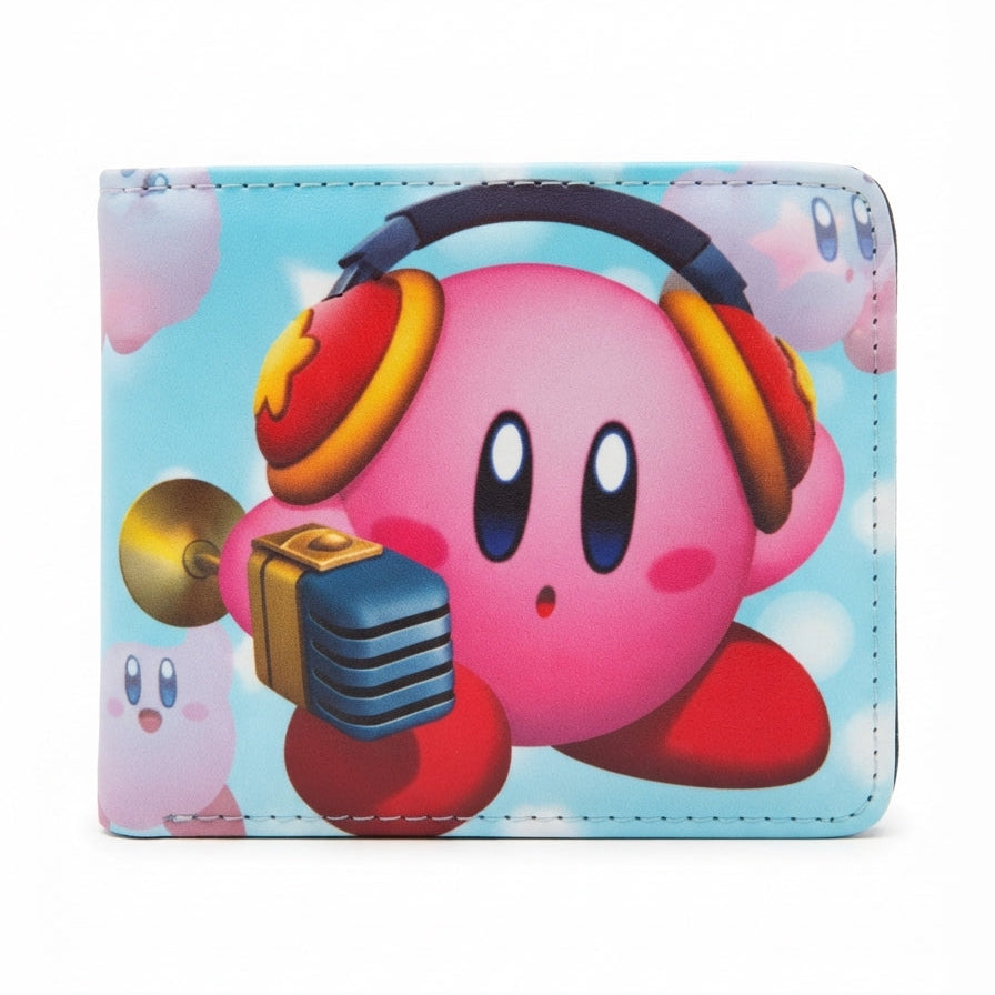Billetera Plegable Temática Kirby Triple Deluxe