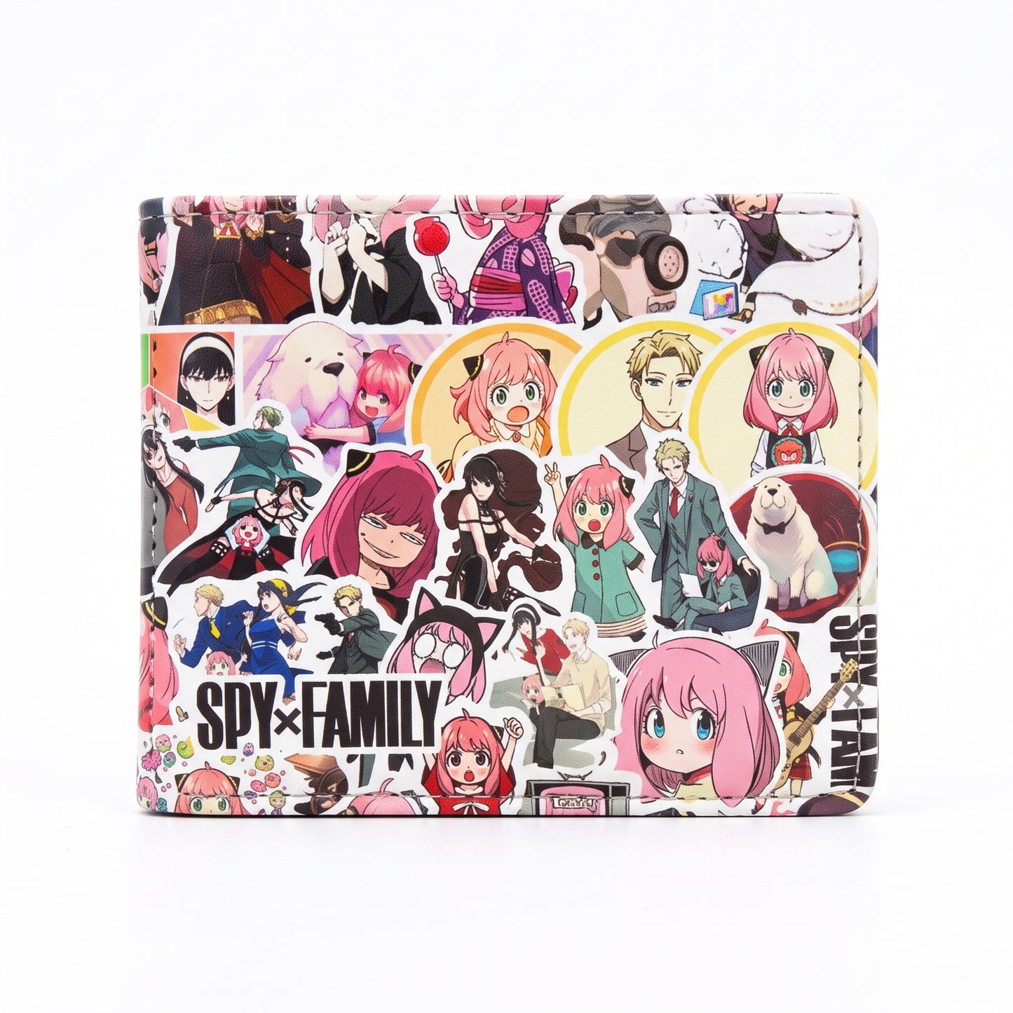 Billetera Spy x Family - Collage Sticker Bomb Anya & Familia Forger
