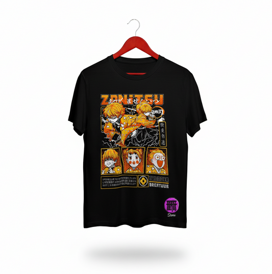 Polera de Zenitsu de Demon Slayer