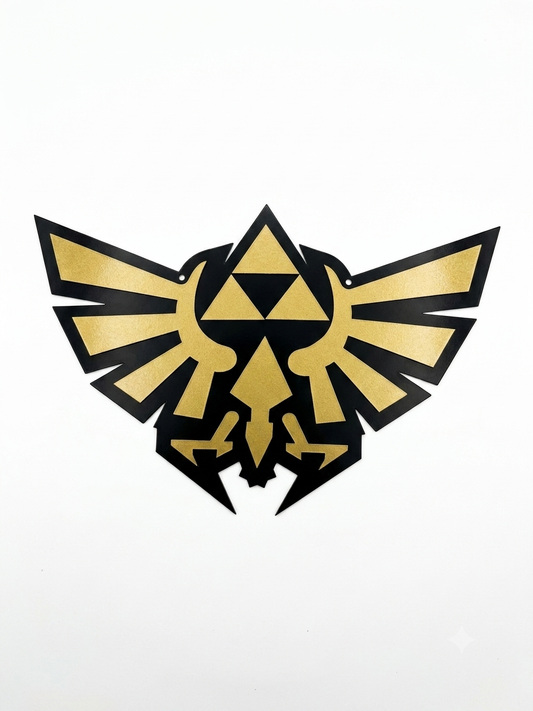 Placa Decorativa de Pared Emblema Real de Hyrule (Cresta Trifuerza) - The Legend of Zelda