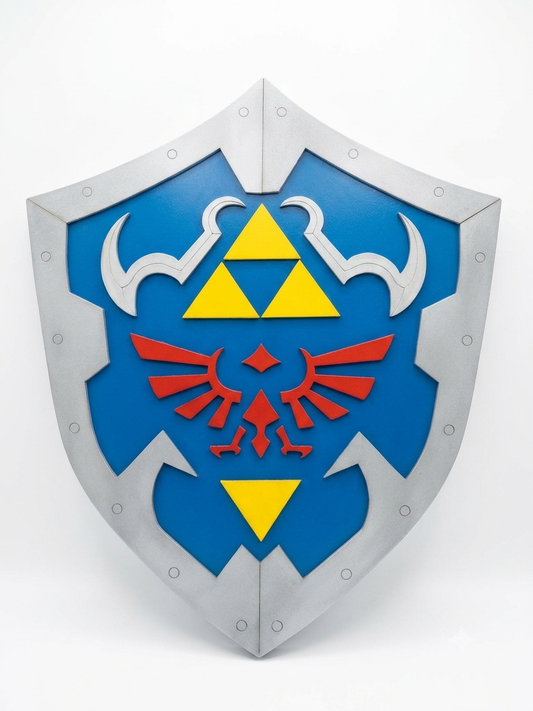 Escudo Hyliano Decorativo en Relieve (Escudo de Link) - The Legend of Zelda