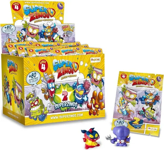 Sobre de 2 figuras sorpresa Serie 4 de Super Zings
