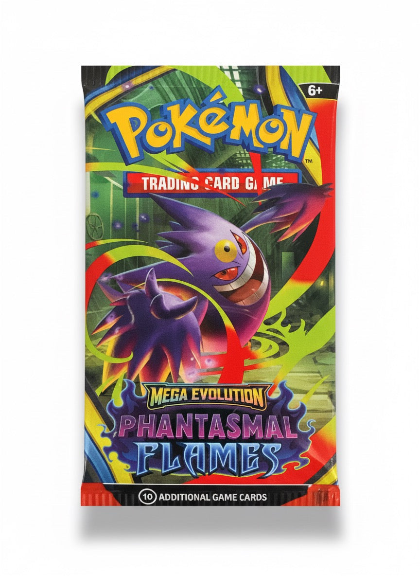 Sobre Pokémon Mega Evolution - Fantasmal Flames (Ingles)