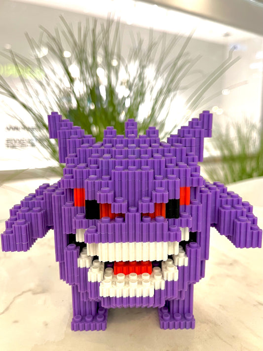 Figura pixel armable de Gengar de Pokémon