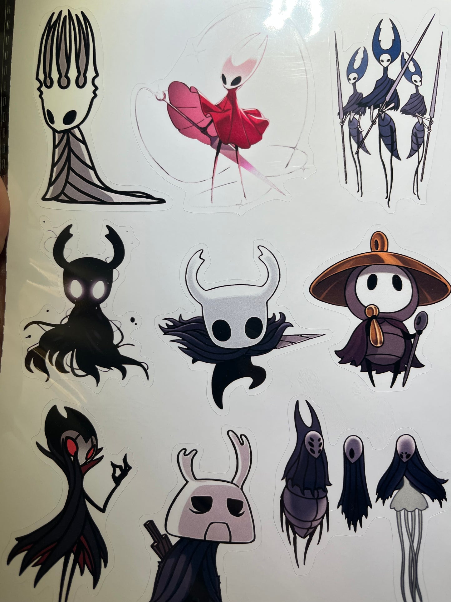 Hollow Knight Hoja Stickers