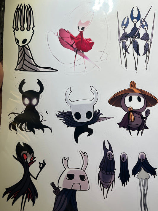Hollow Knight Hoja Stickers