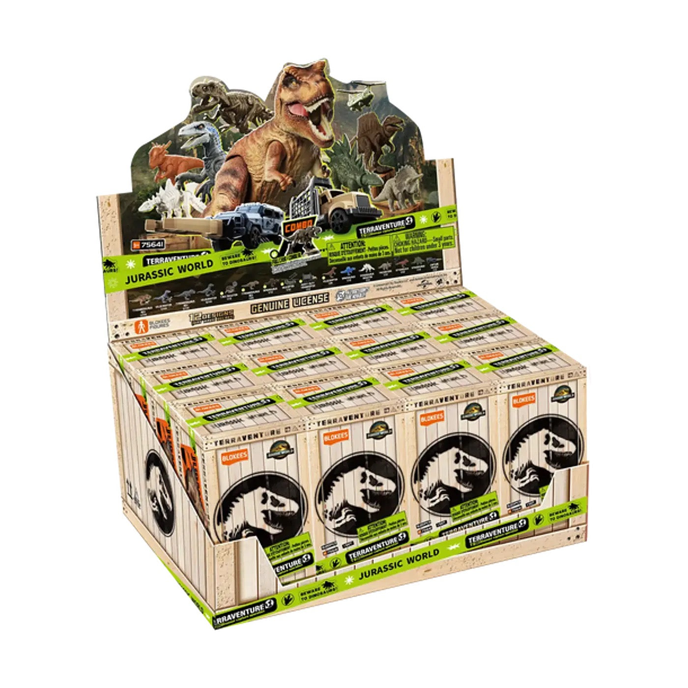 Blokees Blind Box Figuras Jurassic World Terraventure