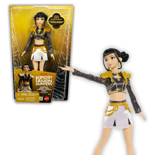 Muñeca Coleccionable KPop Demon Hunters - Zoey (Edición Especial "Golden")