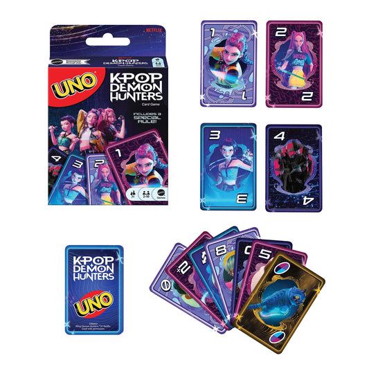 Cartas UNO Rosebay Kpop Demon Hunters Mattel