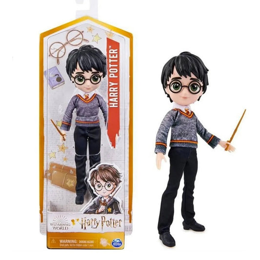 Muñeco Harry Potter 20 Cm Articulado Incluye Varita