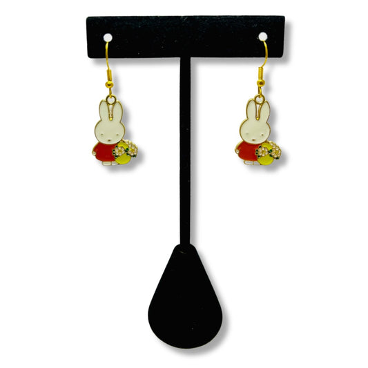Aros de conejita blanca