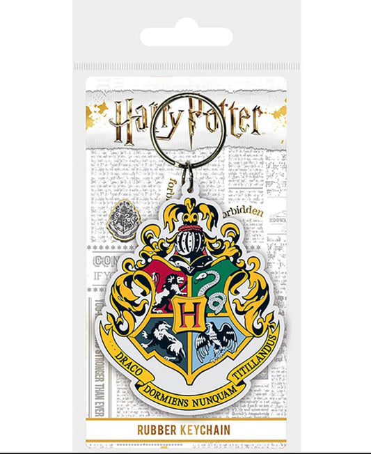 Llavero de goma Harry Potter Hogwarts Crest