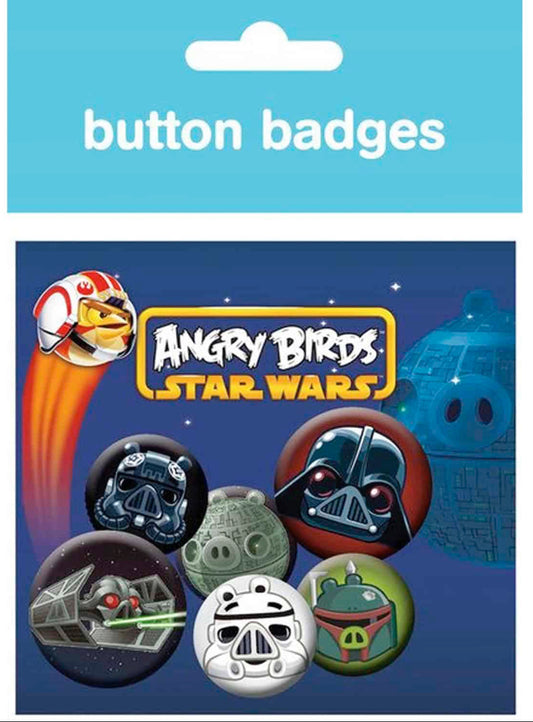 Pack de Chapas Angry Birds «Star Wars»