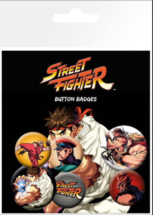 Pack de Chapas Street Fighter Mix