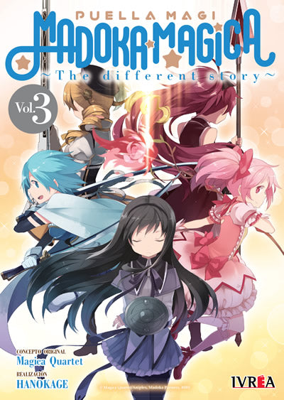 PUELLA MAGI MADOKA MAGICA: THE DIFFERENT STORY - PACK 3 TOMOS HISTORIA COMPLETA